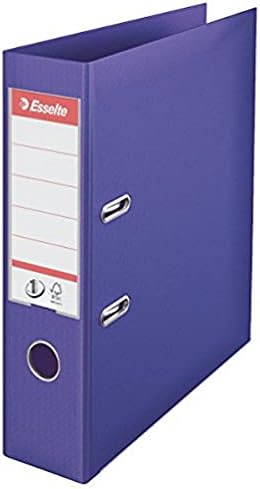 Esselte No. 1 Power Lever Arch File A4 75 mm - Light Grey, Pack of 10