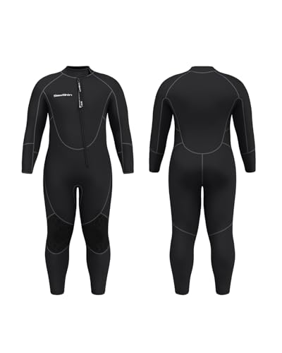 Seaskin Plus Size Full Wetsuit for Mens 3mm