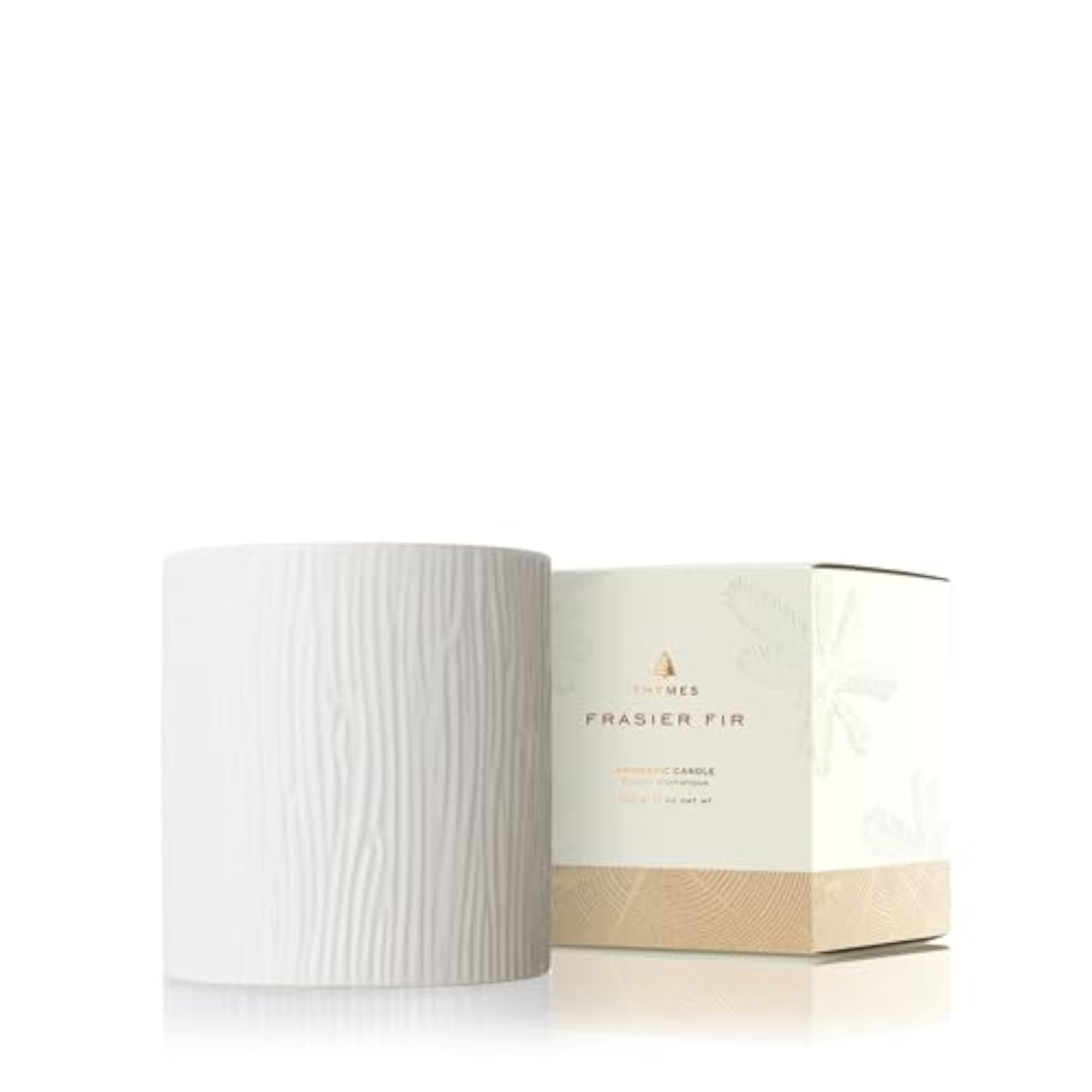 Gilded Ceramic Candle - 11 Oz - Frasier Fir