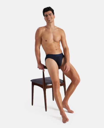 Image of Jockey US59 Men Super Combed Cotton Elastane Stretch Solid Brief