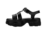 Melissa Ella Platforms for Women, Black, 8