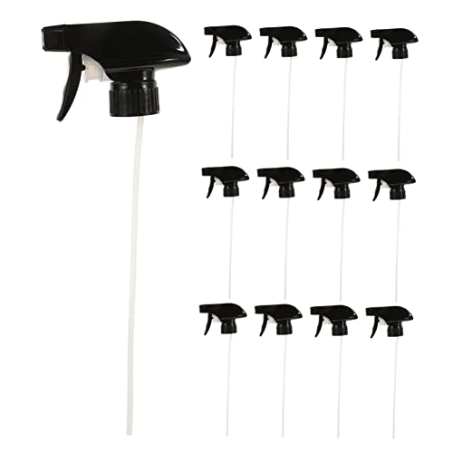 PartyKindom 12piezas Limpiar La Boquilla Para Botella Rociadora Boquilla De Resistente Ácidos Tapa De Repuesto Para Pulverizador De Botella Para Jardinería