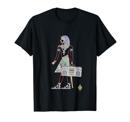 Hip Hop Boombox King Tut T-Shirt Kemetic Futurism
