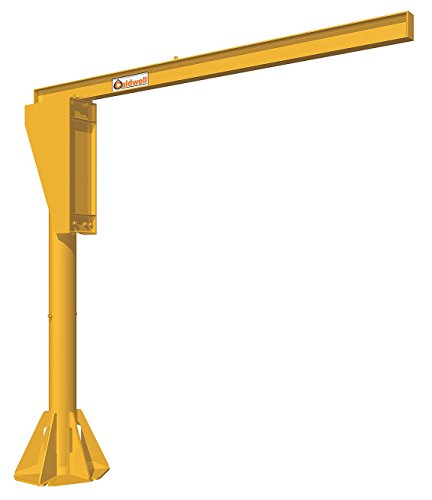 The Caldwell Group - A360-2-18/8 - Manual Base Mounted Jib Crane, 4, 000 lb, Height Under Span:18 ft #1