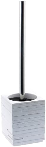 Gedy Quadrotto Free Standing Toilet Brush, White