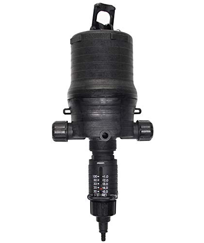 NEWTRY 0.2-1% Water Powered Dosing Pump Anticorrosion Hydraulic Chemical Fertilizer Injector Proportioning Dispenser Liquid Diluent Doser Proportioner for Livestock Farm Industry (0.2-1%)