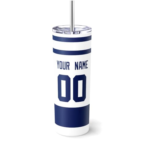 Image of ANTKING Toronto Tumbler 20oz Travel Mug Custom Name Number Gifts | Stainless Steel Insulated Coffee Cup for Men Women