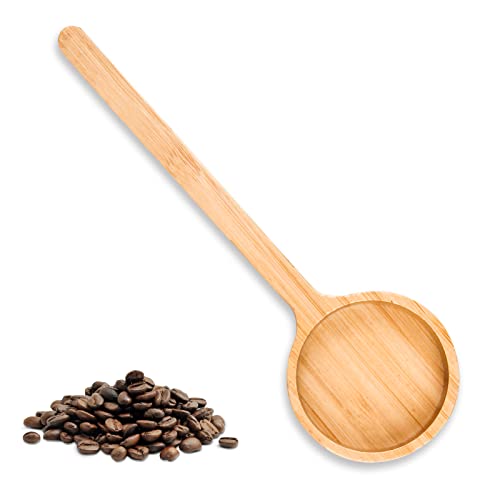 Learn More About Coffee Scoop,Bamboo Coffee Spoon,2 Tbsp(30 ml) Measuring Spoon for Ground Beans Tea...