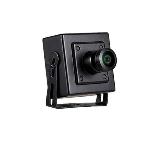 REVODATA HD 5MP PoE Mini Fisheye IP Cámara, Pequeña Cámara Seguridad para PoE Interior 1.44mm Lente 175° Gran Angular, P2P Vista Remota CCTV Video Ojo de pez H.265 Detección Movimiento (I706-4-P-HS)