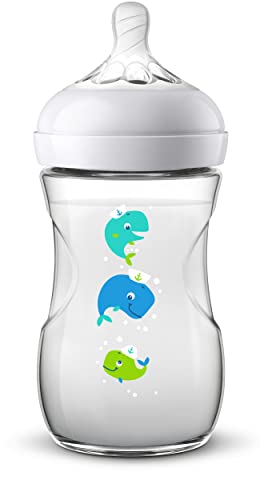Duplo pack Mamadeiras Pétala 125ml + 260ml baleia - EXCLUSIVO AMAZON