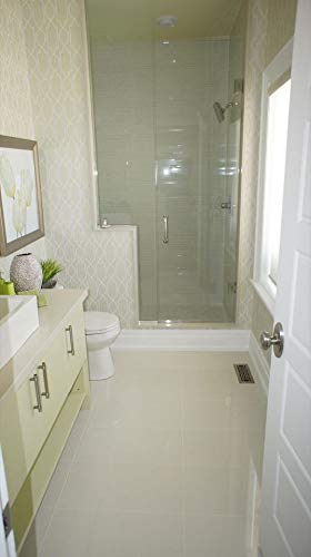 Decor Grates Ajh410-A Oriental Floor Register, 4X10 Inches, Antique Brass Finish #TOP4