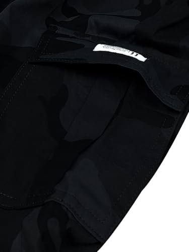 Men's Camo Jogger Pants Military Army Combat Cargo Pants Leg-Bound Tapered Casual Camouflage Tactical Pants4