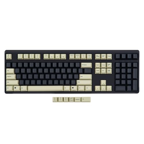 REALFORCE R4キーボード 対応 カラーキーキャップ セット 英語配列 タイプキー以外 青白橡(あおしろつるばみ) かなレス 昇華印刷 PBT R4AUSKCL5の商品画像（Amazon）