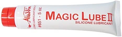 Magic Lube II Silicone Lube Grease Pool Valves, 4 Set of Gasket, O-Rings 5oz. Tube #651