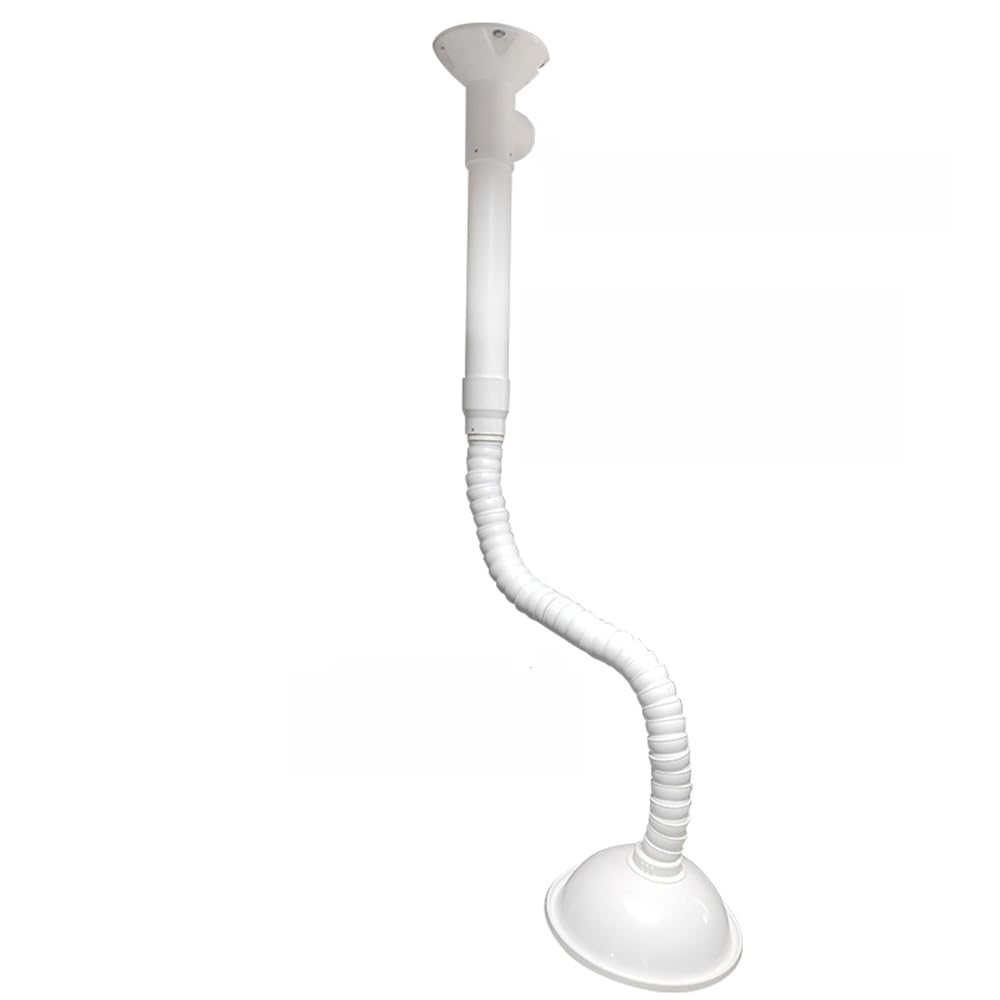 Campana de escape de laboratorio con brazo de succión universal, tubos de salchicha de 110 mm para una filtración eficiente del aire
