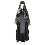 KNUSO Cosplay Costume Anime Hinata Hyuuga Black Wedding Dress Suits Halloween Party Outfits (Small)