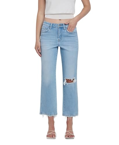 VERVET High Rise Regular Straight Jeans T6507