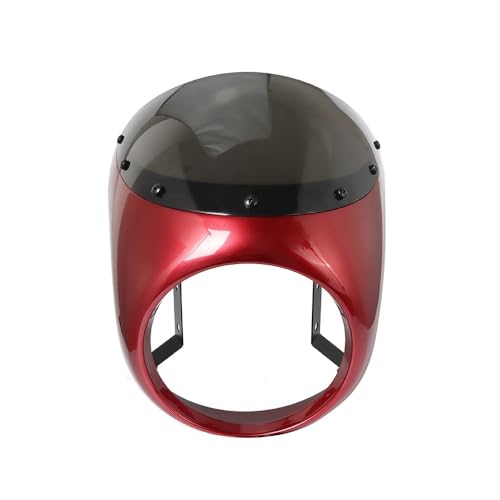 Carénage 7 pouces pour moto Sportster et Dyna avec protection de phare et pare-brise intégrée
