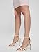 Guess Women's Spring Heeled Sandal, Ivory Patent 150, 8