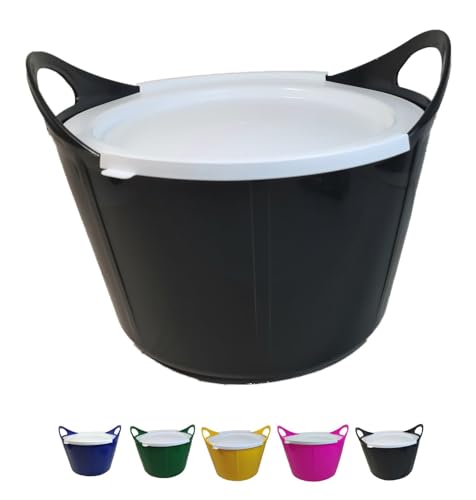 Produktbild von Netproshop Futterschaufel Mit Innengriff – Dunkelblau, 26 Cm, Robust, Lebensmittelecht, Leicht Zu Reinigen – Für Pferdefutter & Co.