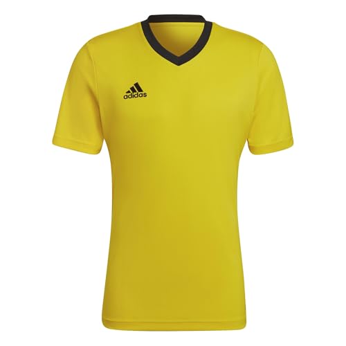 adidas Entrada 22 maillot de football jaune pour homme XS