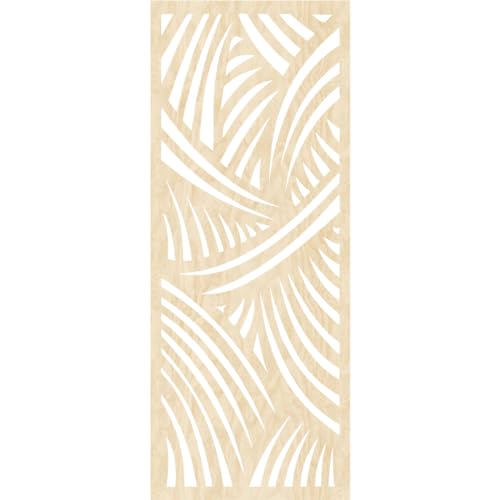 Image of 11 3 /8 inchW x 29 3 /8 inchH x 3 /8 inchT Chester Decorative Fretwork Wood Wall Panels, Birch