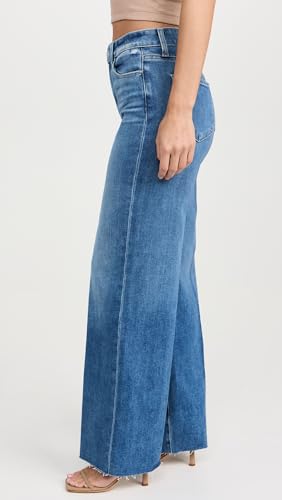 PAIGE Women's Anessa Raw Hem Jeans4