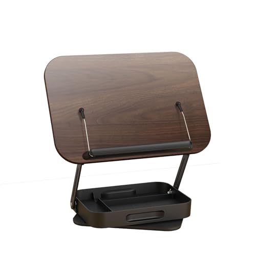 EKLMCFS Multi Functional Degrees Book Stand Wood Reading Rack ABS Holder