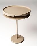 Ideen für einen kleinen, schmalen Balkon ohne Dach: Praktisch und wetterfest gestalten Wetterfester runder Metalltisch, modern & stabil Boho