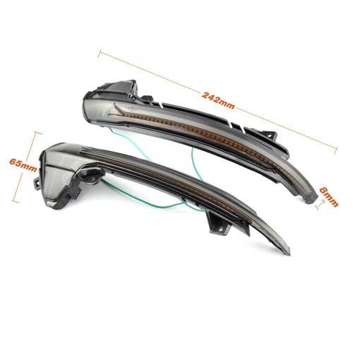 Intermitentes dinámicos para retrovisor de Audi A6 S6 RS6 2012-2018 6