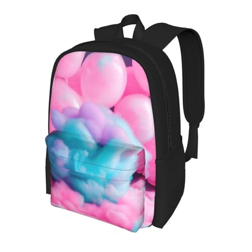 Sac à dos coton rose imprimé bonbon résistant à l'eau pour aventuriers - 7