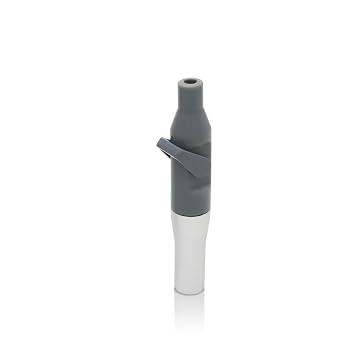 Dental Unit Accessories - Strong and Weak Suction Sleeve, Aluminum Alloy Suction Conversion Head for Saliva Suction Dental Equipment. Weak Suction Hand