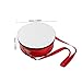 Kisangel 1 Set Red Marching Snare Drum for Lightweight Hand Drum with Strap Promotes Rhythm Skills and Teamwork for School and Band Activities