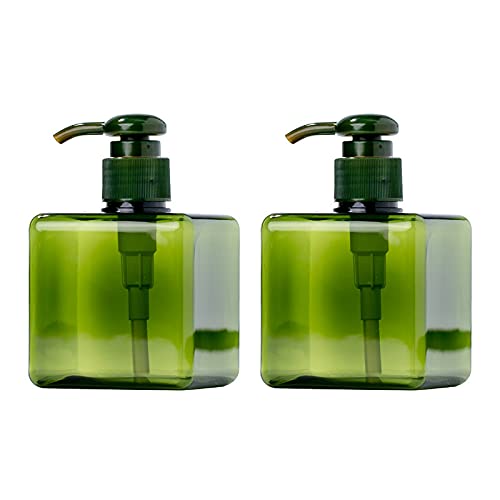 2pcs Shower Gel Shampoo Press Hair Conditioner Bottle Plastic Storage Bottles Empty Refillable Press Dispenser 250ml Bottle_voghion.com