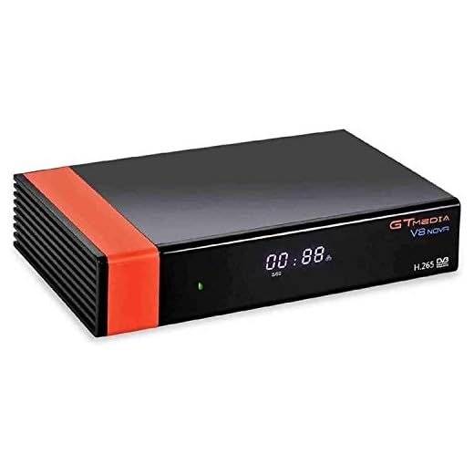 Aparato Para Ver Canales De Pago Gratis En España GT Media V8 Nova DVB-S2 Decodificador Satélite Receptor de TV Digital con Wi-Fi Incorporado / SCART / 1080P Full HD / FTA Soporte CCcam, PVR Ready, Newcam, Youtube, PowerVu Dre Biss Clave