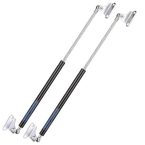 ARANA Universal 500MM 200N 20KG Gas Struts for Heavy duty Ottoman Bed Floor Hatch Door Bin Storage Kitchen Cabinet and DIY Projects 50cm gas spring lift support shock with mounting brackets, 2PCS
