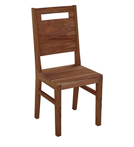 Image of JEENWOOD Modern Furniture Sheesham Wood 4 Seater Dining Table Set Dining Table with 4 Chairs Dinner Table Set for Dining Room Home,Hotel and Office (Natural Teak)