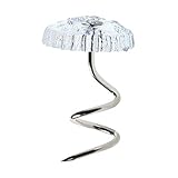 Sidasu 20 Pcs Clear Heads Twist Pins Dust Ruffle Pins Bed Skirt Pins for Upholstery, Slipcovers and Bedskirts,0.5 Inches Bedskirt Pins