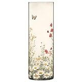 Cadeau idéal : vase en plastique personnalisé beau et généreux pour le comptoir, peut créer une atmosphère chaleureuse et romantique, c'est un bon choix pour Halloween, Noël, Thanksgiving, pendaison de crémaillère