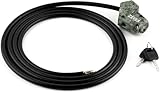 ZEISS Secacam Câble Antivol avec Clé – longueur 200 cm, Acier 8 mm Ultra Résistant, Revêtement en Caoutchouc Anti Intempéries, pour Caméra de Chasse, Surveillance et sécurité, 2 Clés Incluses