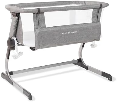 Baby Delight Beside Me Dreamer Bassinet, Charcoal Tweed
