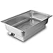 Produktbild Mahlzeit elektrischer Edelstahl Chafing Dish für GN 1/1 | 9 Liter | bis 80°C mit Display | Speisenwärmer Büffetwärmer Wärmebecken elektrisch für Buffet Catering Gastro und Party
