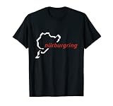 Nurburgring Journée de piste Graphique de la carte Cadeau T-Shirt