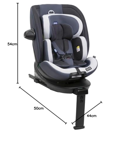 Chicco Everone I-Size, siège auto avec base Isofix, de 0 à 36 kg, de 40 à 15 cm, homologué ECE R129/03, pivotant à 360° et inclinable, universel, groupe 0+/1/2/3 de 0 à 12 ans