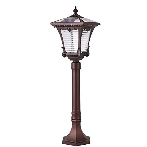 Lampe de pelouse solaire extérieure pour porche de villa et terrasse