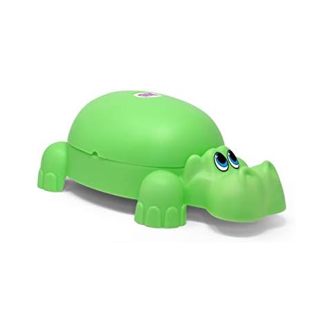 OKBaby Hippo Fun Potty with Lid, Green Cover