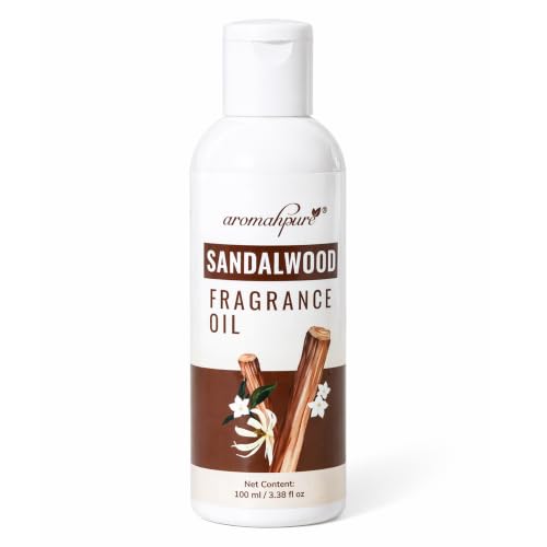 Image of Aromahpure Sandalwood Aroma Oil | 100ml Undiluted & Natural | Long-Lasting Scent for Aromatherapy, Candle & Soap Making, Diffusers, Room Freshener, Humidifier, Bathroom Revitalizer & Home Essentials