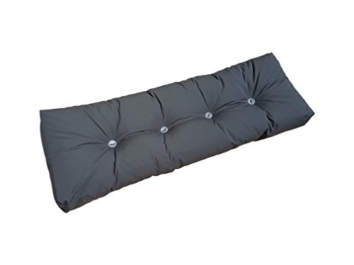 Natalia Spzoo® Coussins matelas pour Canapé Palette Dossier (Dossier, Anthracite)