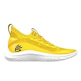 Under Armour Men's Curry 8 NM Team Basketball Shoes, Yellow/White, 13 US