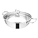 Produktbild Edelstahl Hot Pot Induktionsherd Home Küche Kochgeschirr Suppe Kochtöpfe for Kochfeld Gasherd Brotdose M.J.ZUR (Color : Silber, Size : 30cm)
